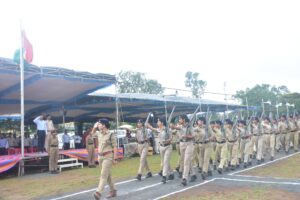 स्वतंत्रता दिवस मुख्य समारोह के लिए अंतिम रिहर्सल की गई